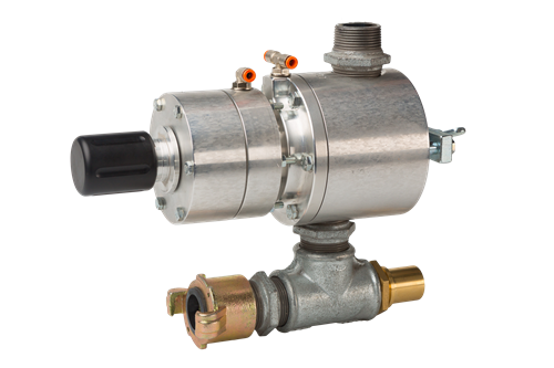 UDV pneumatische gritregelaar van Holland Mineraal